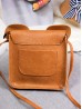 M Mouse Faux Leather Crossbody Bag w/ Back Pocket